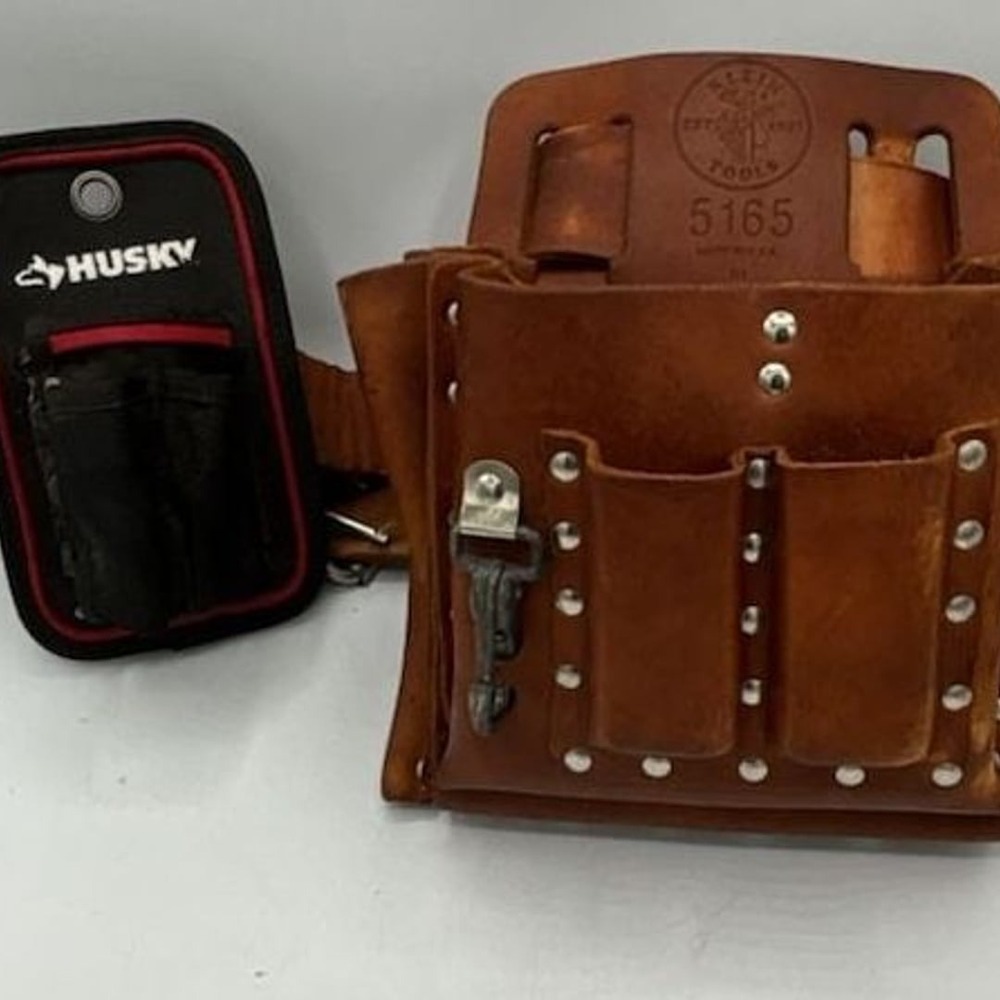 Klein Leather Tool Pouch with XL Leather Tool Belt